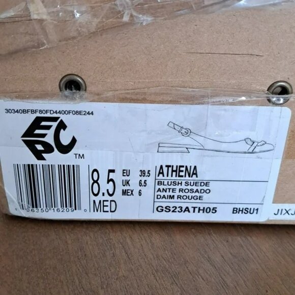 Gentle Souls by Kenneth Cole Athena Slip On Slingback Flats - Blush - Size: 8.5 - Picture 8 of 9